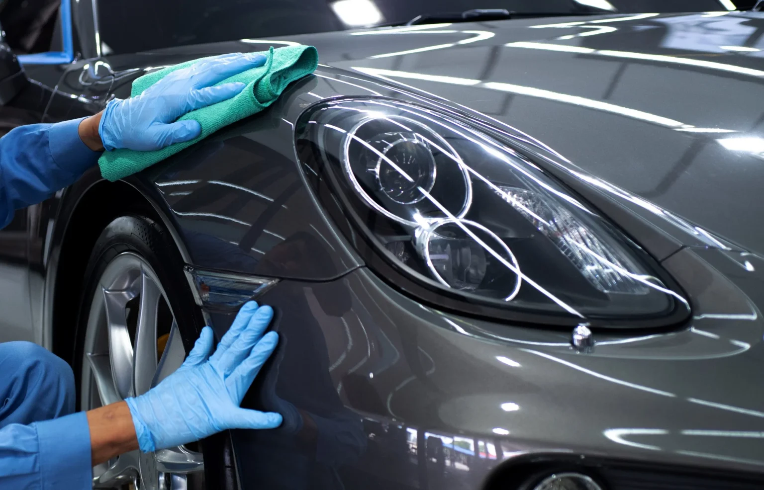 Car dent before receiving smash repairs